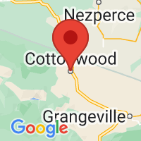 Map of Cottonwood, ID US
